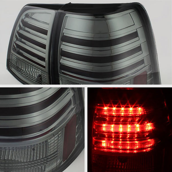 2008-2011 Toyota Land Cruiser Smoked Tail Light