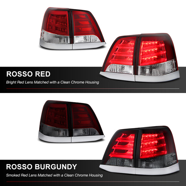 2008-2011 Toyota Land Cruiser Rosso Burgundy Tail Light
