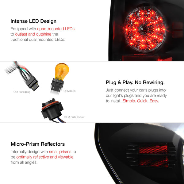 2007-2013 Toyota Tundra Sinister Black Tail Light