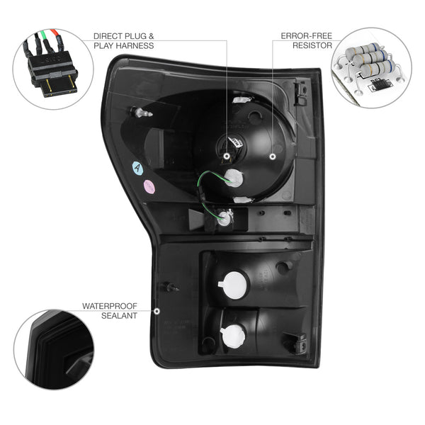 2007-2013 Toyota Tundra Sinister Black Tail Light