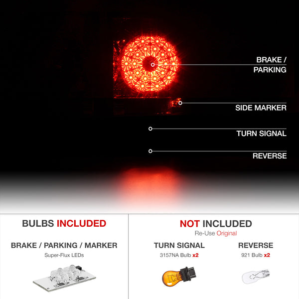 2007-2013 Toyota Tundra Smoked Tail Light