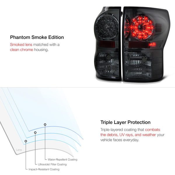 2007-2013 Toyota Tundra Smoked Tail Light