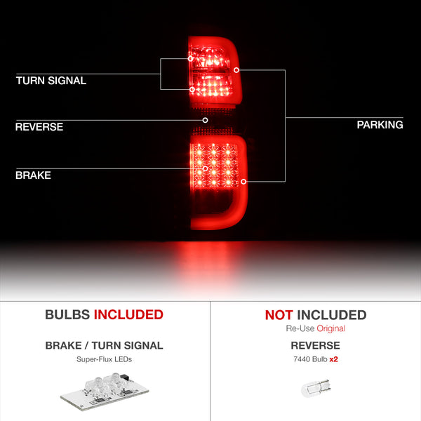 2014-2017 Toyota Tundra Black Tail Light