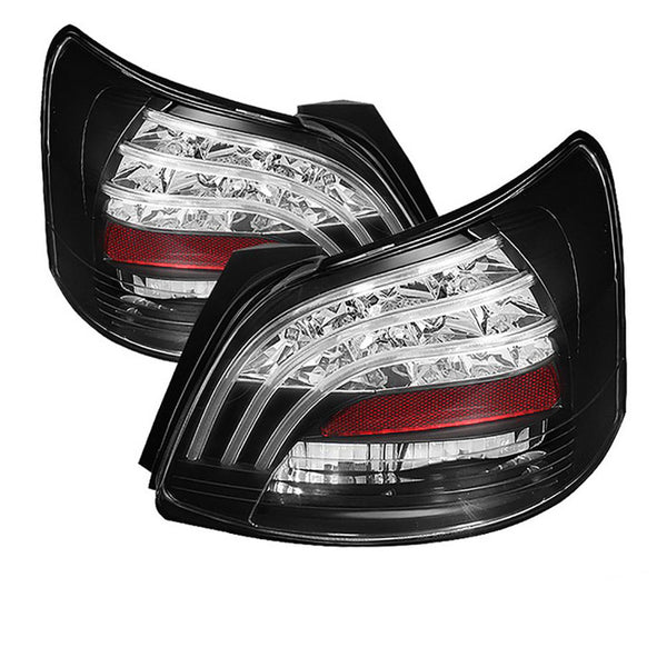 2007-2011 Toyota Yaris Black Tail Light