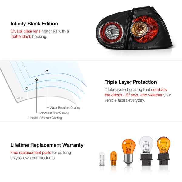 Infinity Black Tail Lights