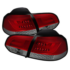 2010-2014 Volkswagen Golf Rosso Burgundy Tail Light