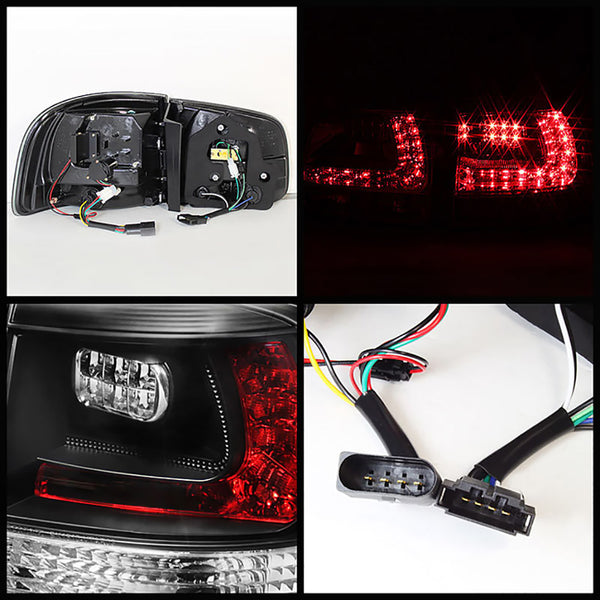 2004-2007 Volkswagen Touareg Black Tail Light
