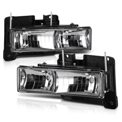 1988-2002 Chevrolet | GMC C/K Series 1500 | 2500 | 3500 Pickup Chrome Headlight