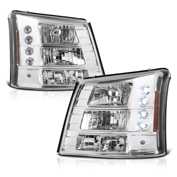2003-2006 Chevrolet Silverado 1500 | 2500 | 3500 Chrome Headlight