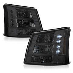 2003-2006 Chevrolet Silverado 1500 | 2500 | 3500 Smoked Headlight