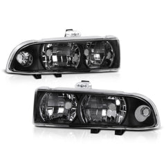 1998-2004 Chevrolet S10 Pickup Black Headlight