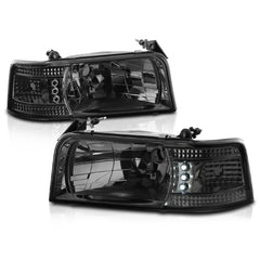 1992-1996 Ford Bronco Smoked Headlight