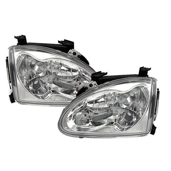 1993-1997 Honda Civic Del Sol Chrome Headlight