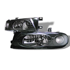 1993-1997 Nissan Altima Black Headlight