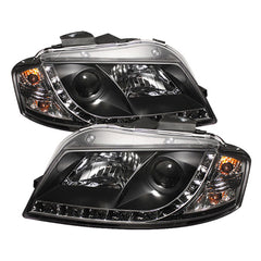 2006-2008 Audi A3 Black Headlight