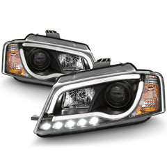 2009-2013 Audi A3 Black Headlight