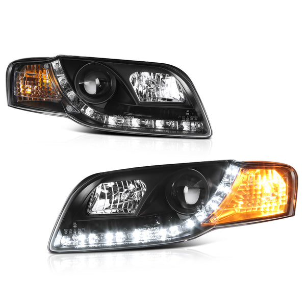 2005.5-2008 Audi A4 | S4 | RS4 Black Headlight