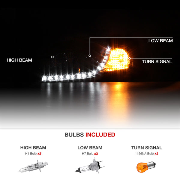 2005.5-2008 Audi A4 | S4 | RS4 Black Headlight