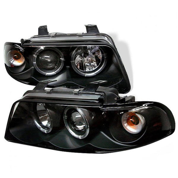 1996-1999 Audi A4 Black Headlight