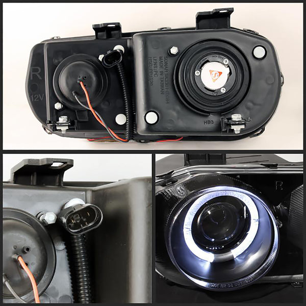 1994-1997 Acura Integra Black Headlight