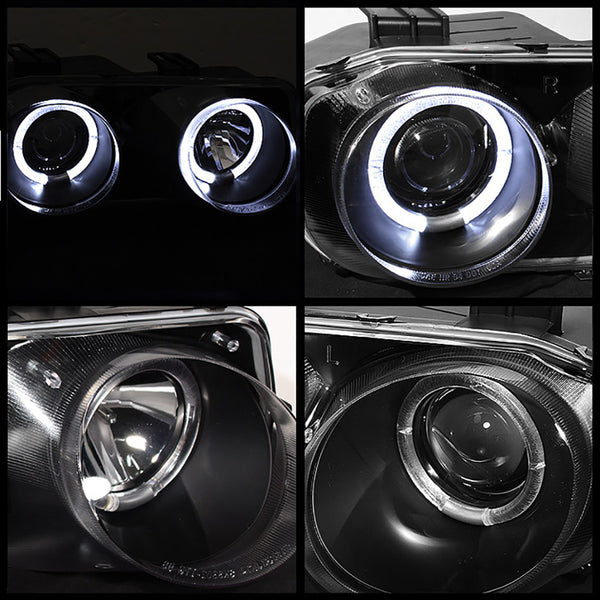 1998-2001 Acura Integra Black Headlight