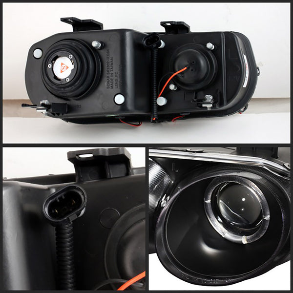 1998-2001 Acura Integra Black Headlight