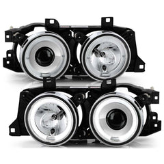 1989-1995 BMW E34 5 Series Chrome Headlight