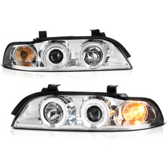 1997-2003 BMW E39 5-Series Chrome Headlight