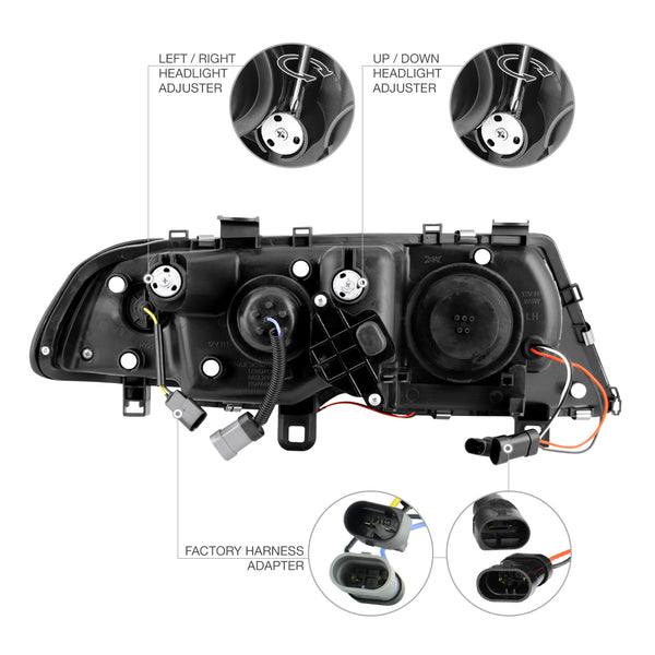 Infinity Black Projector Headlights