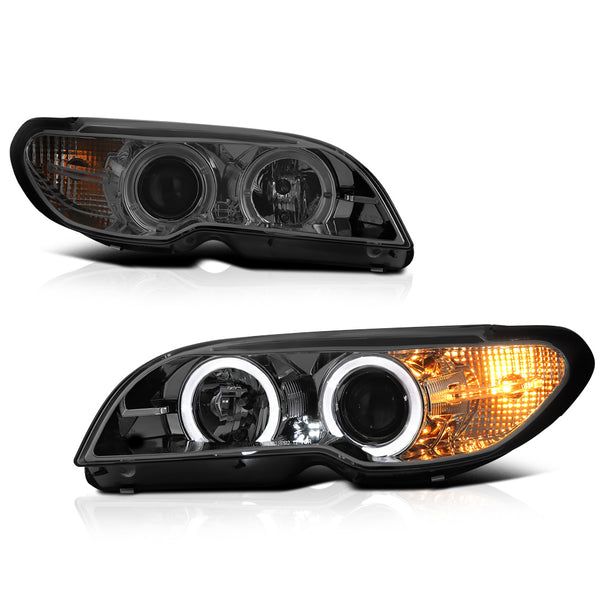 2003-2006 BMW E46 3-Series Smoked Headlight