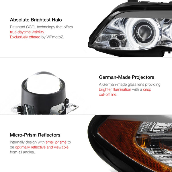 2004-2006 BMW E53 X5 Smoked Headlight