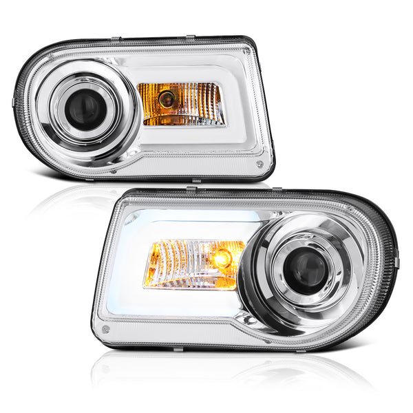 2005-2010 Chrysler 300C Chrome Headlight