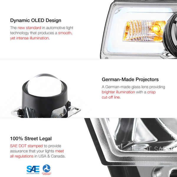 2005-2010 Chrysler 300C Chrome Headlight