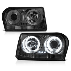 2005-2008 Chrysler 300 Smoked Headlight