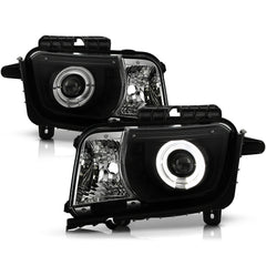 2010-2013 Chevrolet Camaro Black Headlight