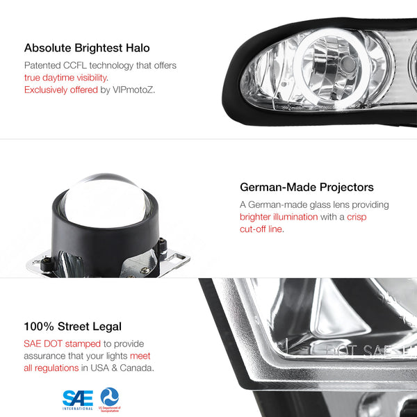 1998-2002 Chevrolet Camaro Chrome Headlight