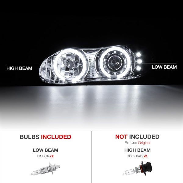 1998-2002 Chevrolet Camaro Chrome Headlight