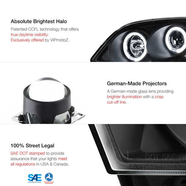 2005-2010 Chevrolet Cobalt Black Headlight