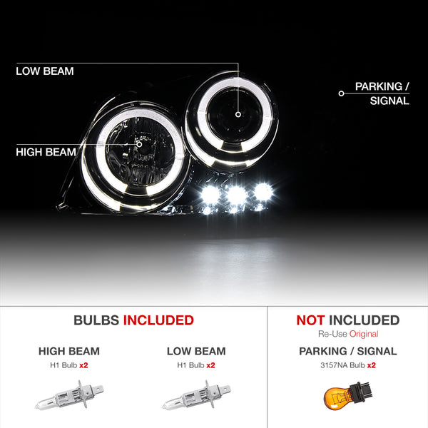 2005-2010 Chevrolet Cobalt Chrome Headlight