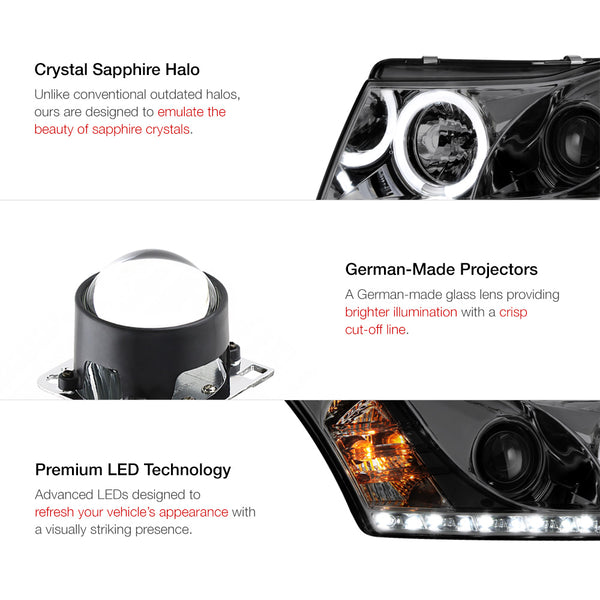 2010-2015 Chevrolet Cruze Smoked Headlight