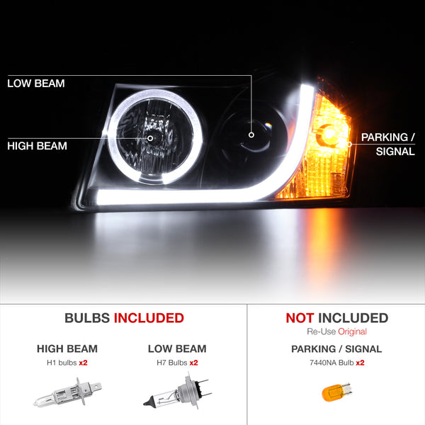 2010-2015 Chevrolet Cruze Black Headlight