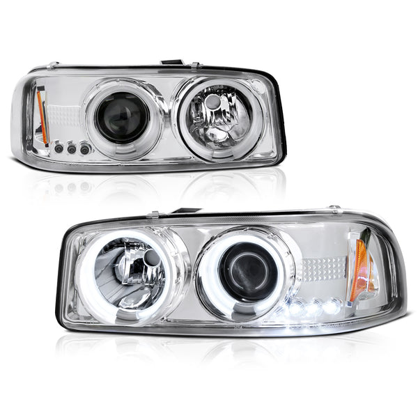 1999-2006 GMC Sierra 1500 | 2500 | 3500 Chrome Headlight
