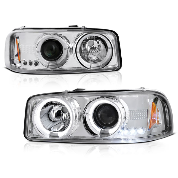 1999-2006 GMC Sierra 1500 | 2500 | 3500 Chrome Headlight