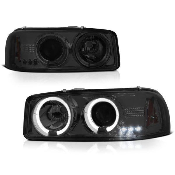 1999-2006 GMC Sierra 1500 | 2500 | 3500 Smoked Headlight