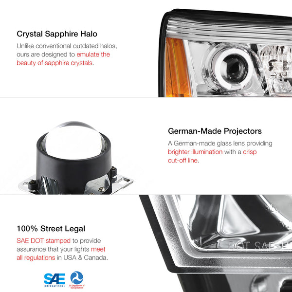2002 Cadillac Escalade Chrome Headlight