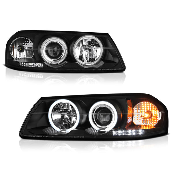 2000-2005 Chevrolet Impala Black Headlight