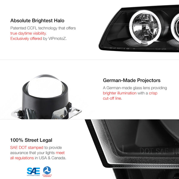 2000-2005 Chevrolet Impala Black Headlight