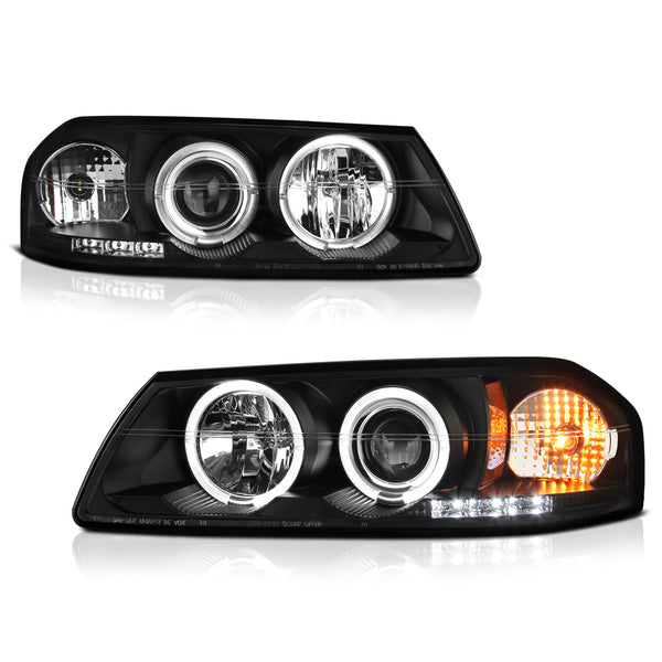 2000-2005 Chevrolet Impala Black Headlight