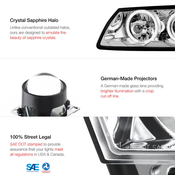 2000-2005 Chevrolet Impala Chrome Headlight