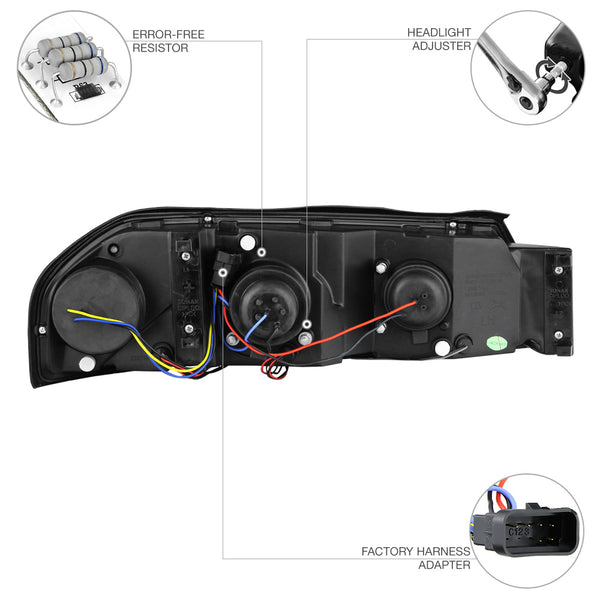 2000-2005 Chevrolet Impala Chrome Headlight
